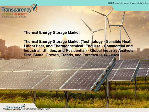 Thermal Energy Storage Market (Technology - Sensible Heat, Latent Heat, and Thermochemical; End Use - Commercial and Ind