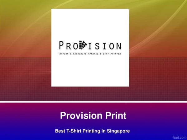 T-Shirt Printing In Singapore