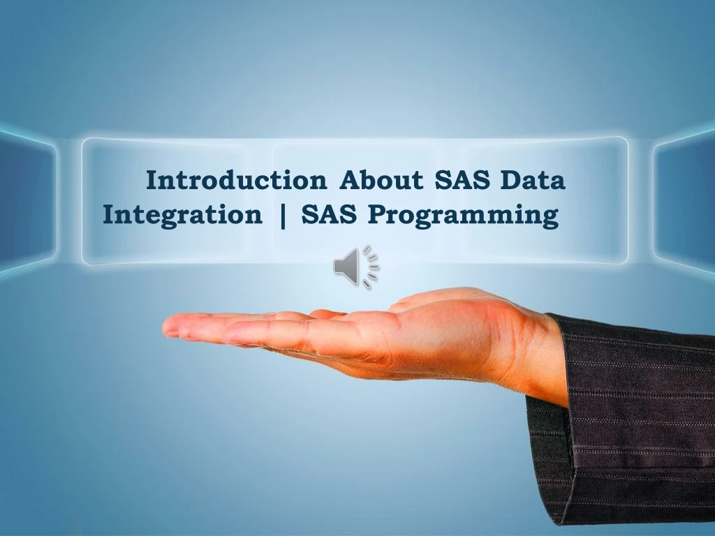 introduction about sas data integration