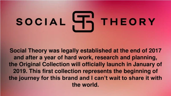 Social Theory Hoodie - Social Theory