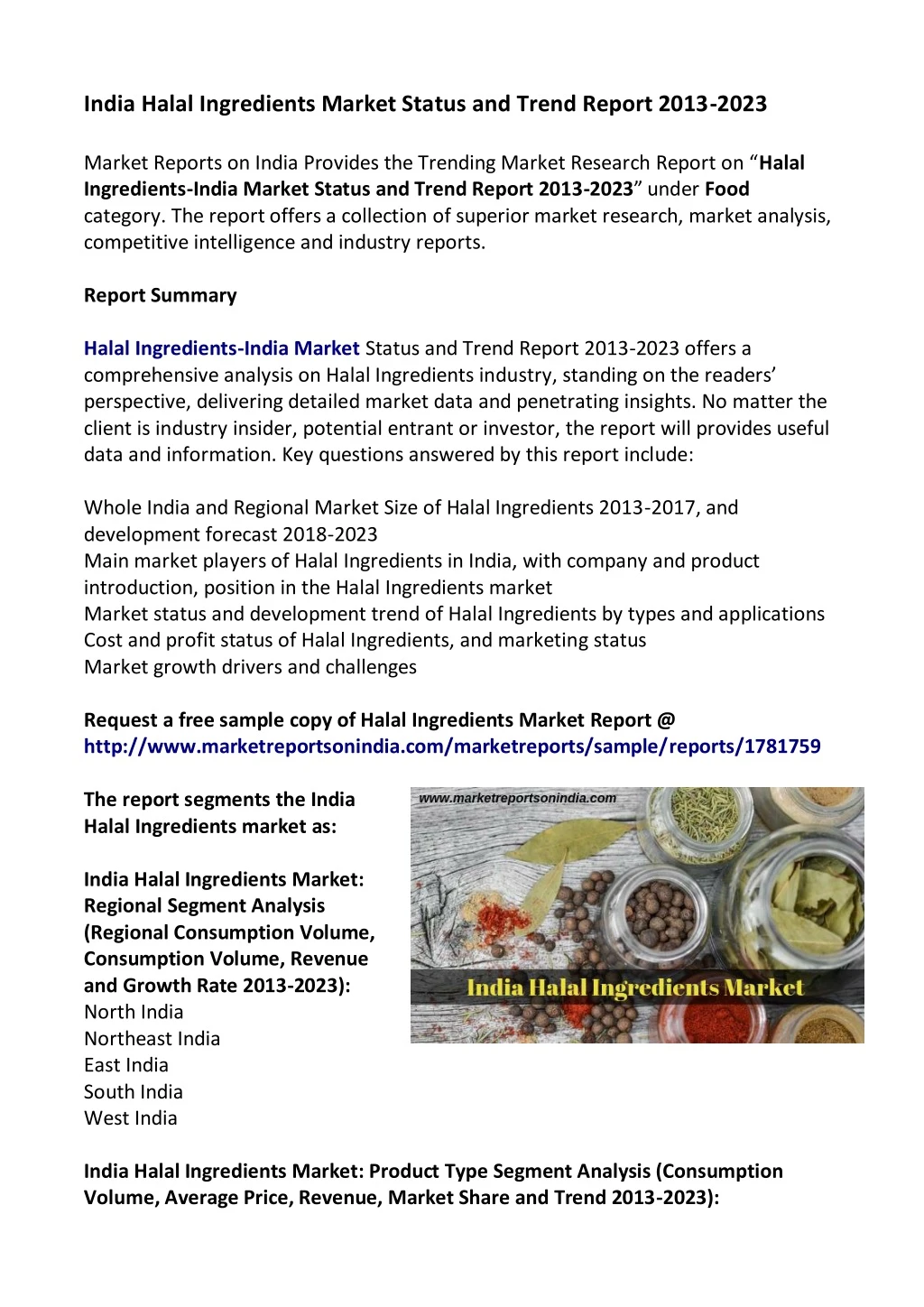 india halal ingredients market status and trend
