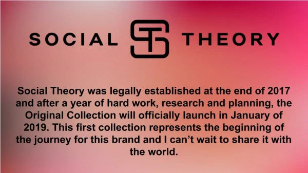 Social Theory Hoodie - Social Theory