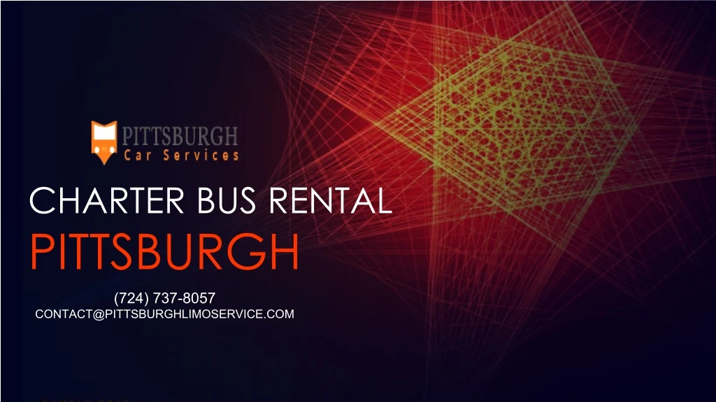 charter bus rental pittsburgh