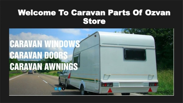 Best Caravan Parts & Accessories Store Is ozvan.