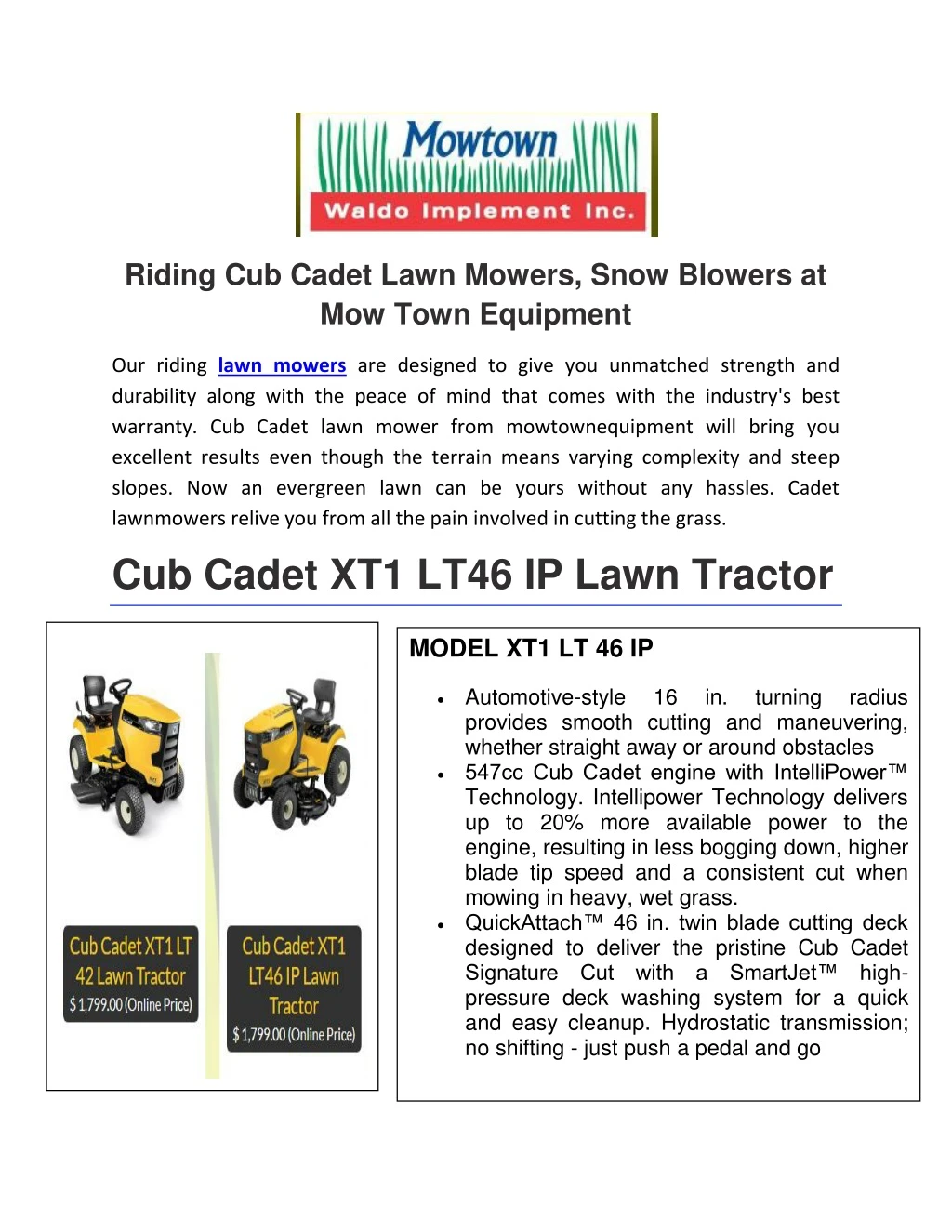 riding cub cadet lawn mowers snow blowers