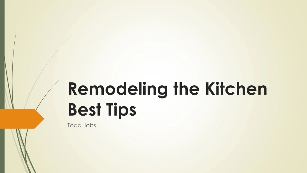 remodeling the kitchen best tips