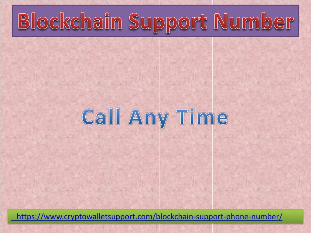 blockchain s upport number