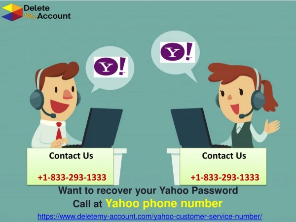 Want to recover your Yahoo Password call at Yahoo phone number