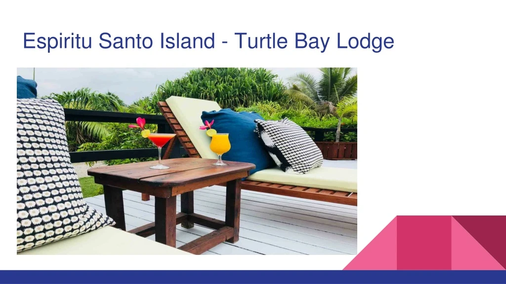 espiritu santo island turtle bay lodge