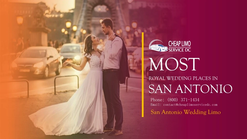 most royal wedding places in san antonio phone