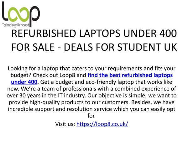 Best Cheap Refurbished Fast Laptops for Sale Under 400 – Deals For Students UK