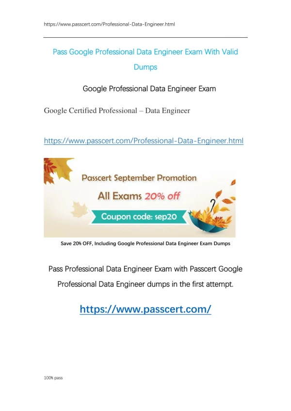Google Professional Data Engineer Exam Dumps