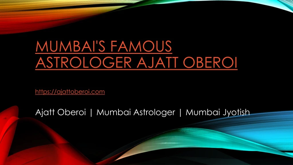 mumbai s famous astrologer ajatt oberoi