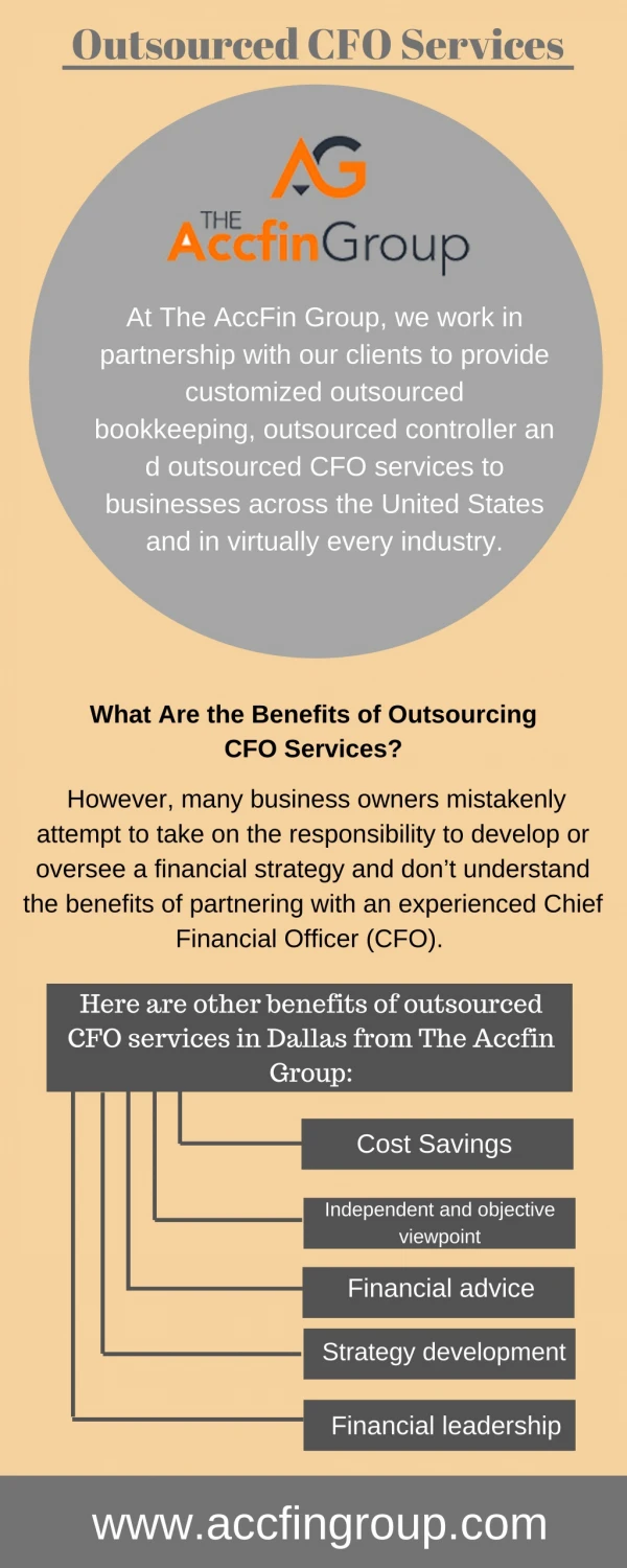 Outsourcing CFO and Accounting Services