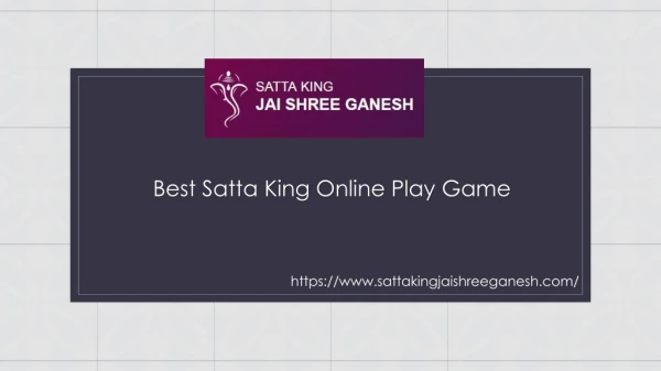 Satta King Results