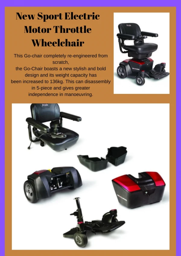 Smart Go-Chair Portable Mobility Chair