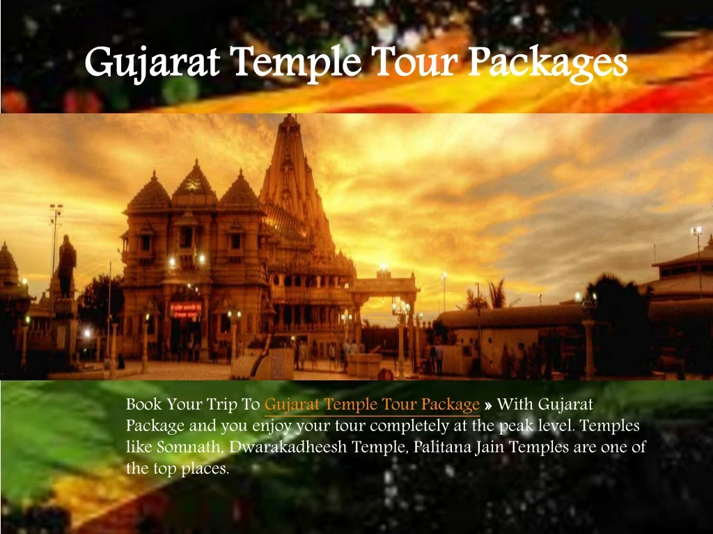 gujarat temple tour packages