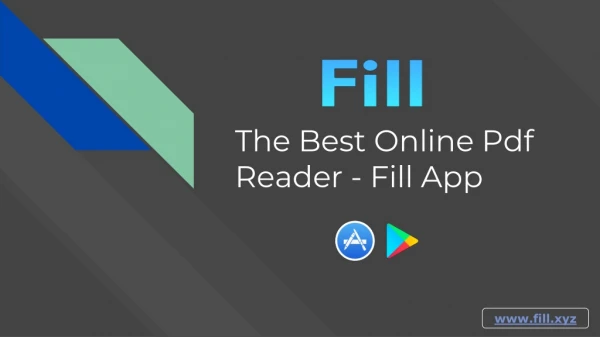 The Best Online Pdf Reader - Fill App