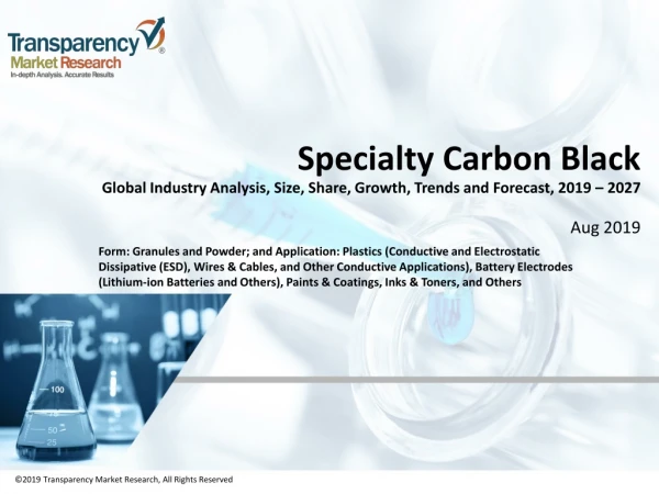 Specialty Carbon Black Market : Industry Outlook by 2027