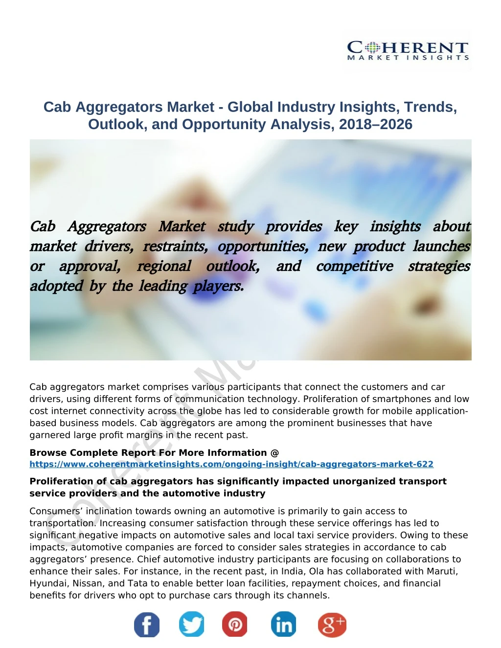 cab aggregators market global industry insights