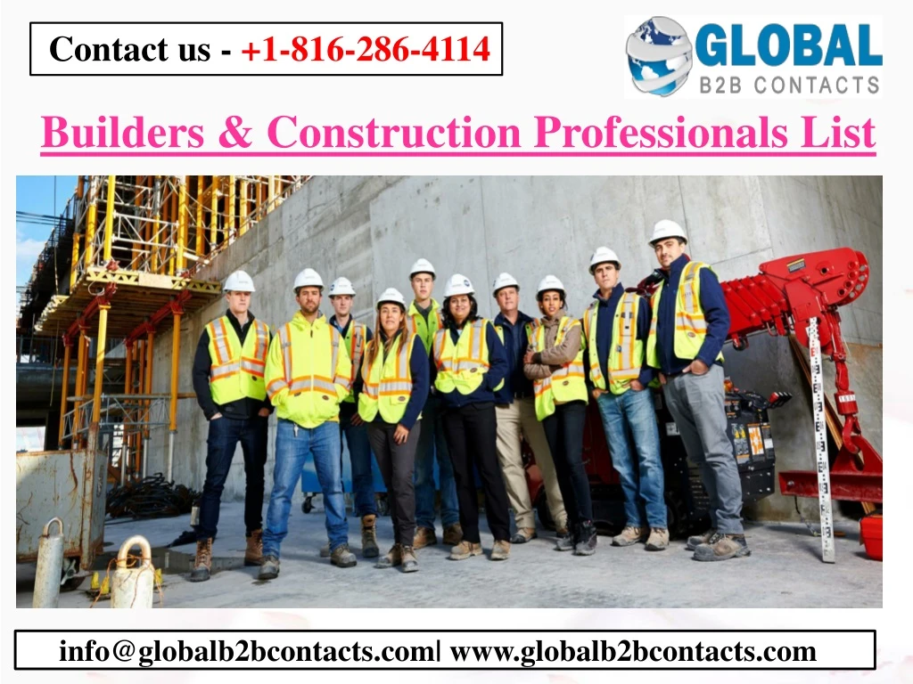 builders construction professionals list