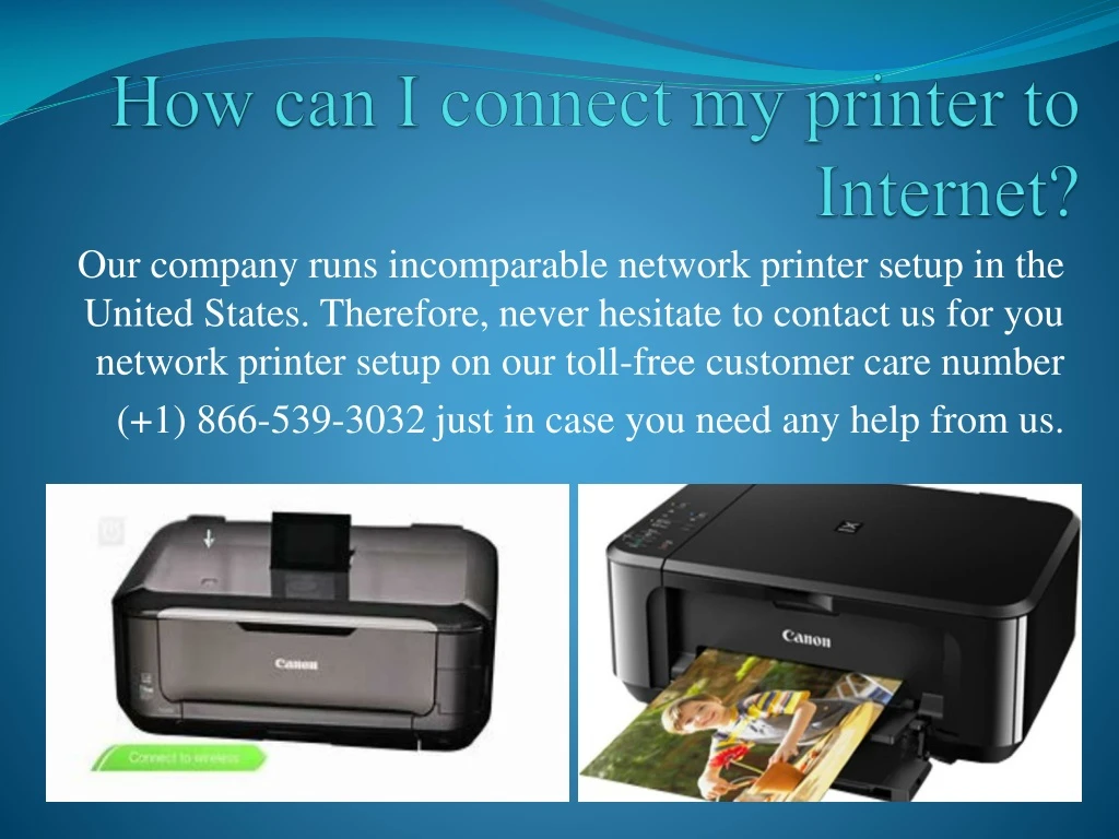 how can i connect my printer to internet