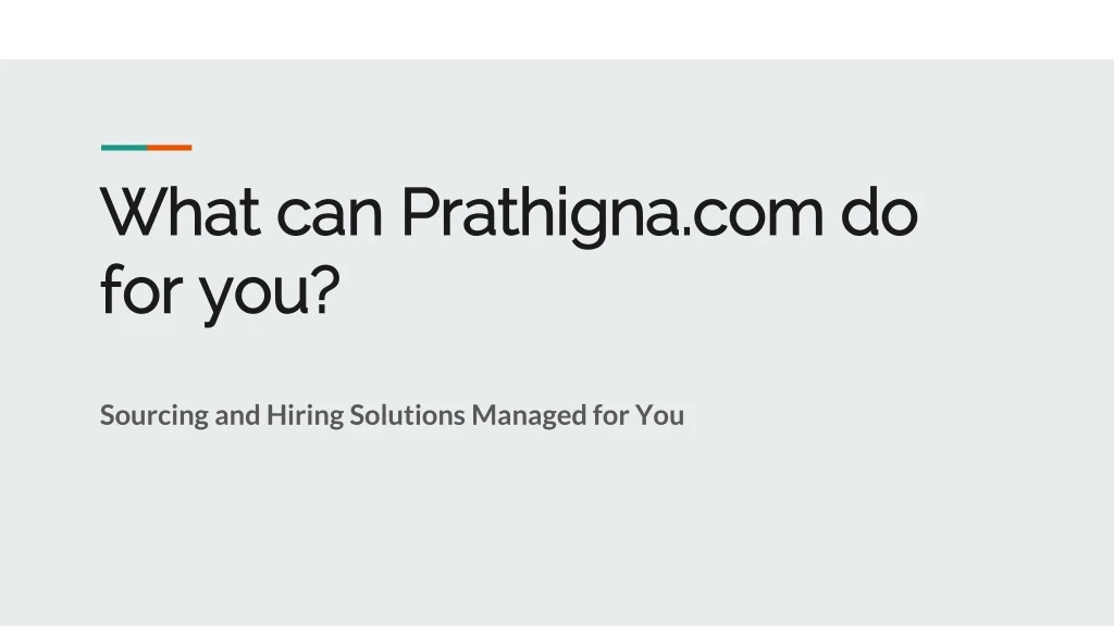 what can prathigna com do for you