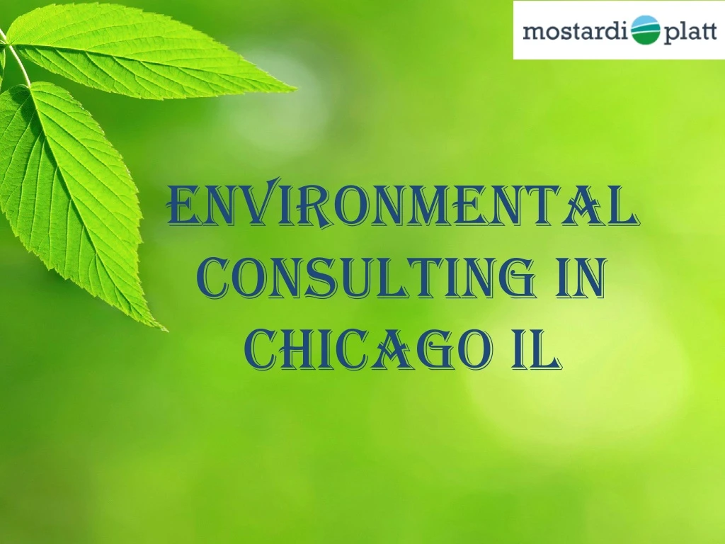 environmental consulting in chicago il