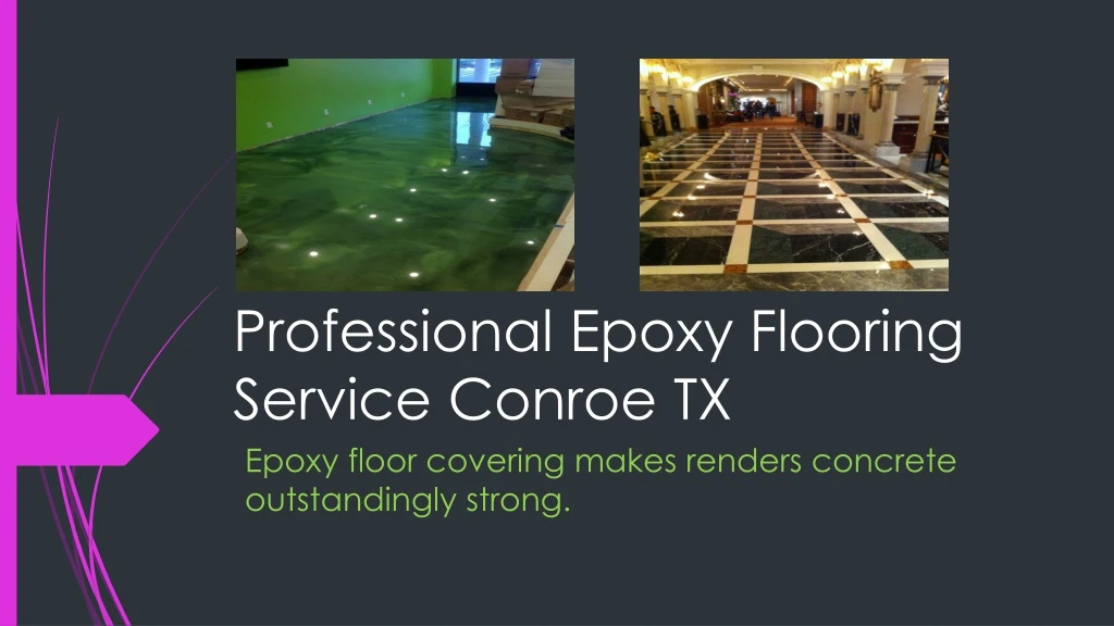 professional epoxy flooring service conroe tx