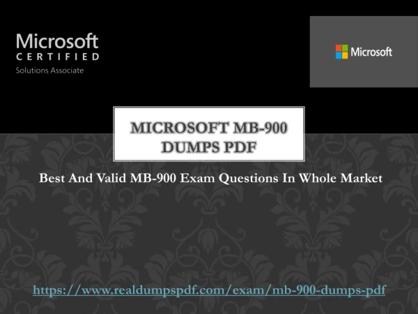 Microsoft MB-900 Dumps Pdf ~ [Updated And Fresh]