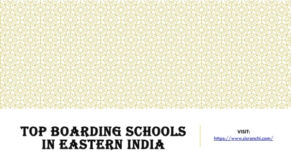 top boarding schools in eastern india