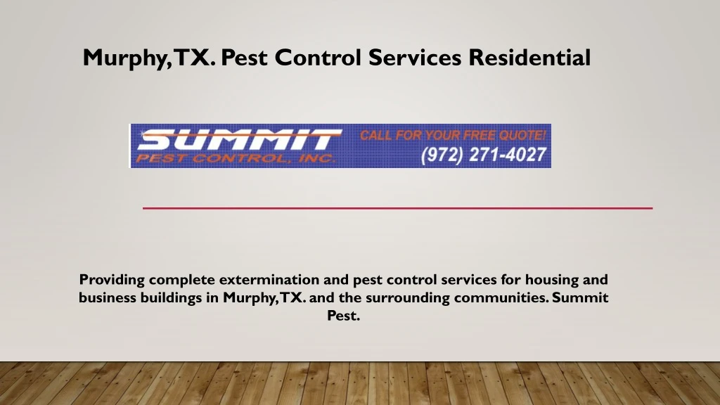 murphy tx pest control services residential