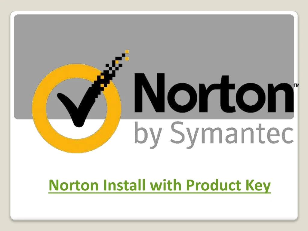 norton install with product key