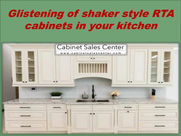 Shaker Style rta Cabinets