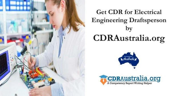 CDR for Electrical Engineering Draftsperson Australia by CDRAustralia.org