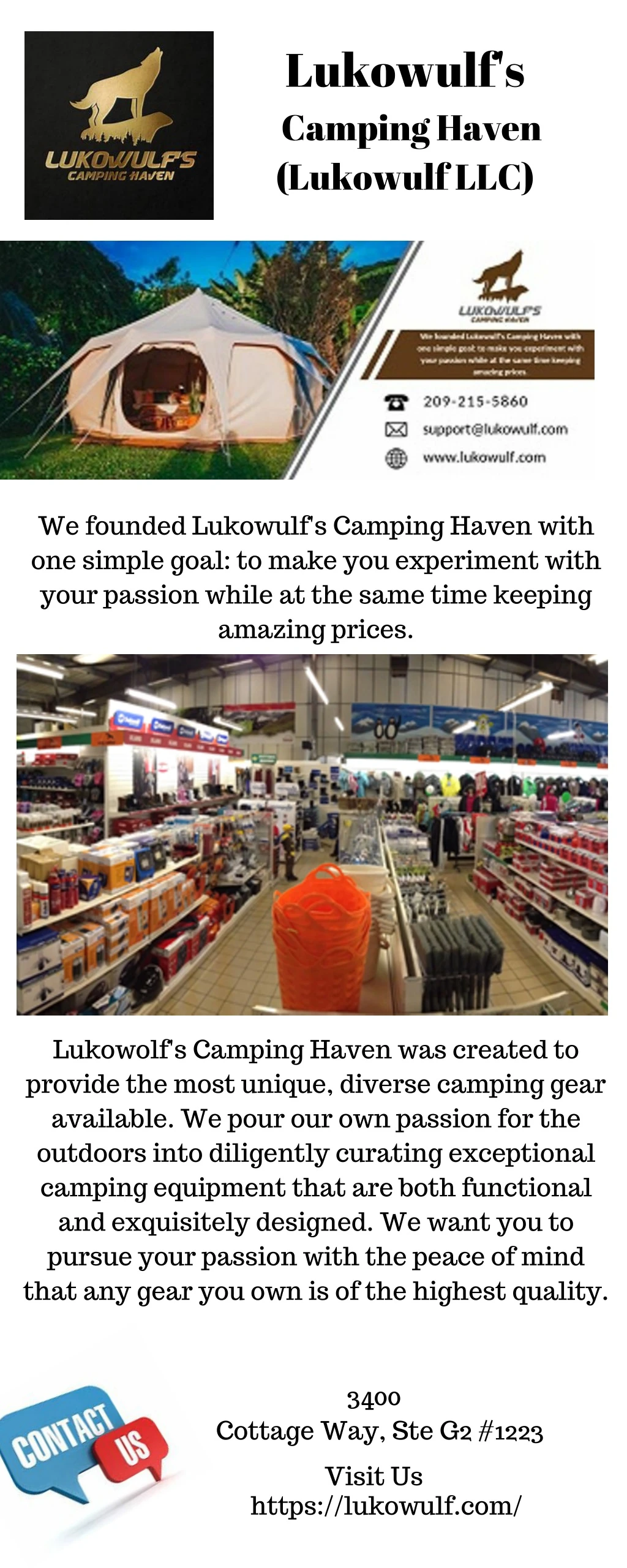 lukowulf s camping haven lukowulf llc