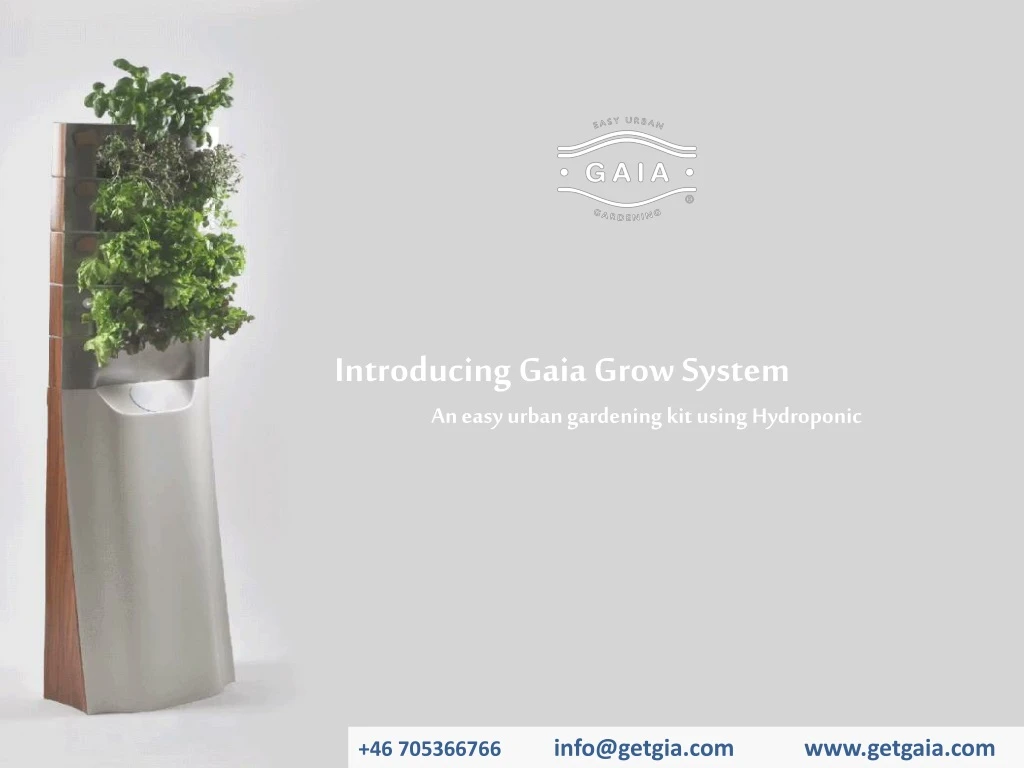 introducing gaia grow system an easy urban