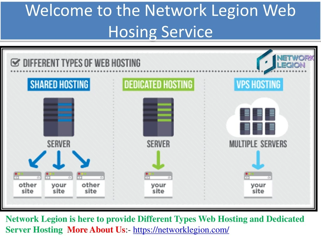 welcome to the network legion web hosing service