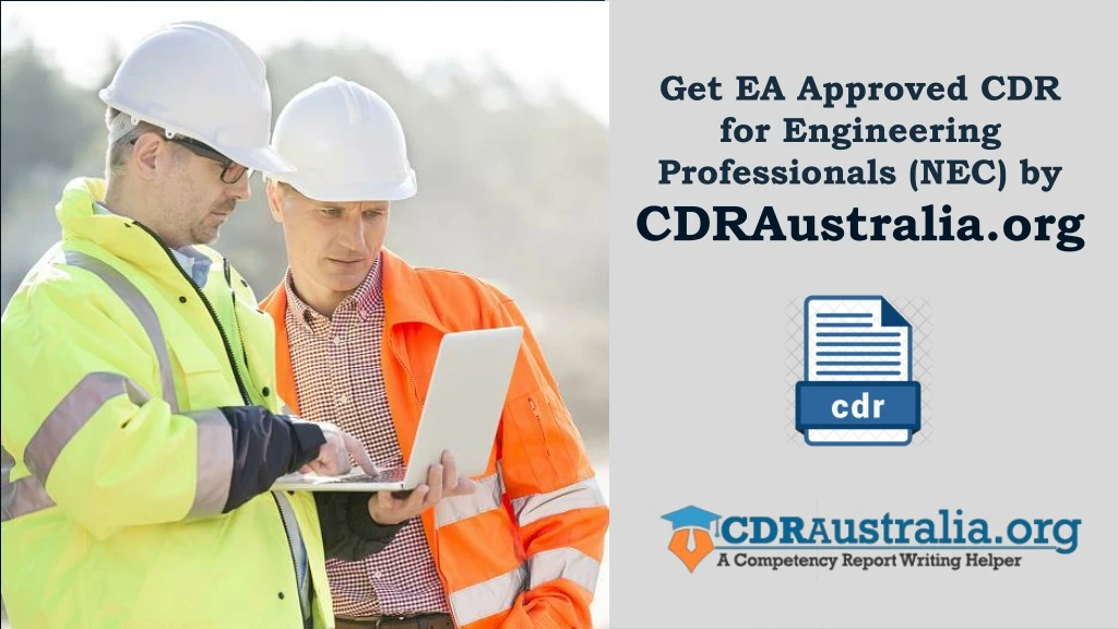 get ea approved cdr for engineering professionals