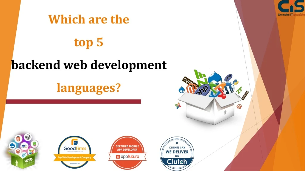 which are the top 5 backend web development languages