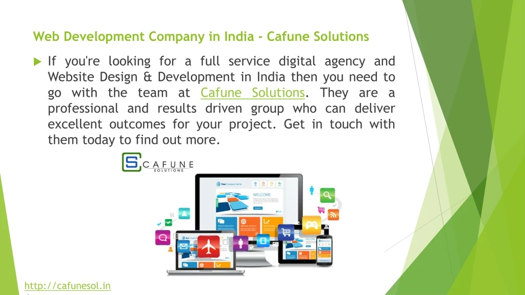 web development company in india cafune solutions