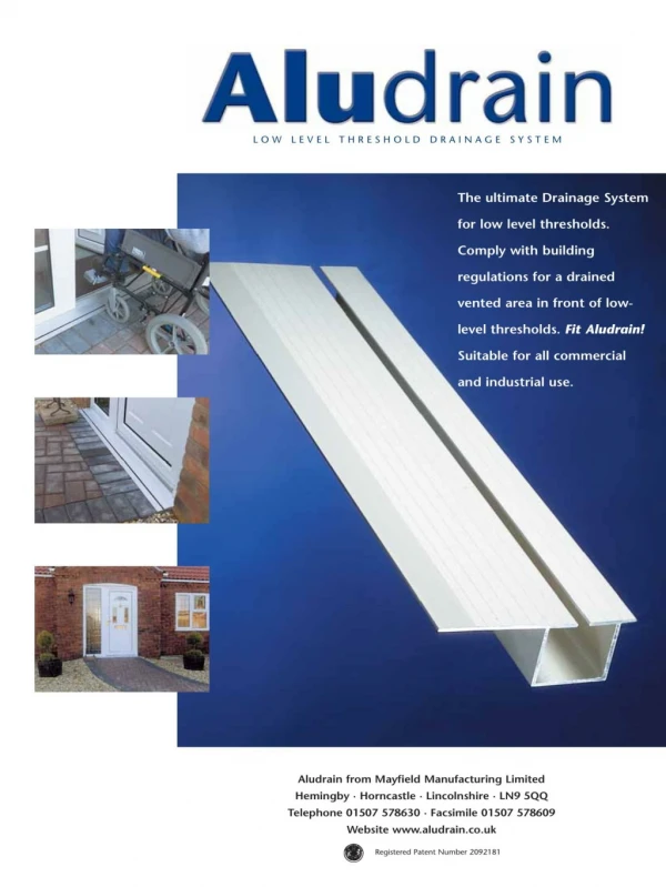 New Build Drainage Systems UK - Aludrain