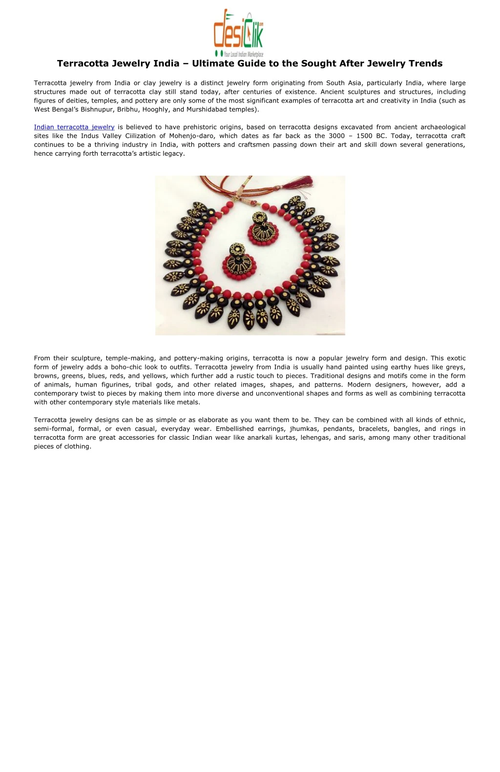 terracotta jewelry india ultimate guide