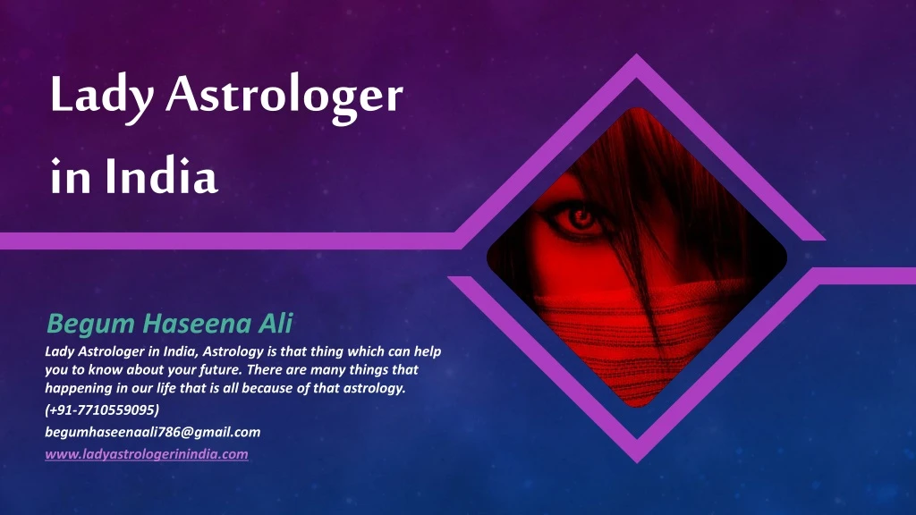 lady astrologer in india