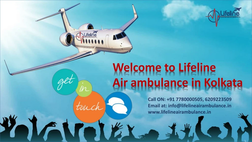 welcome to lifeline air ambulance in kolkata call