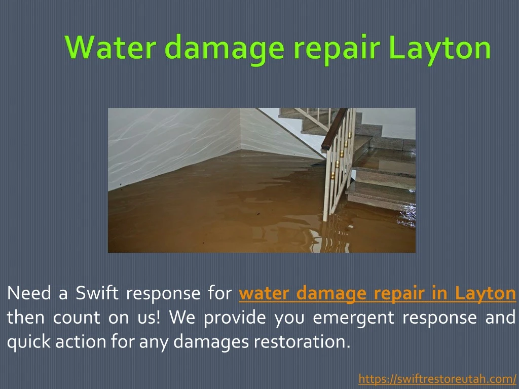 water damage repair layton