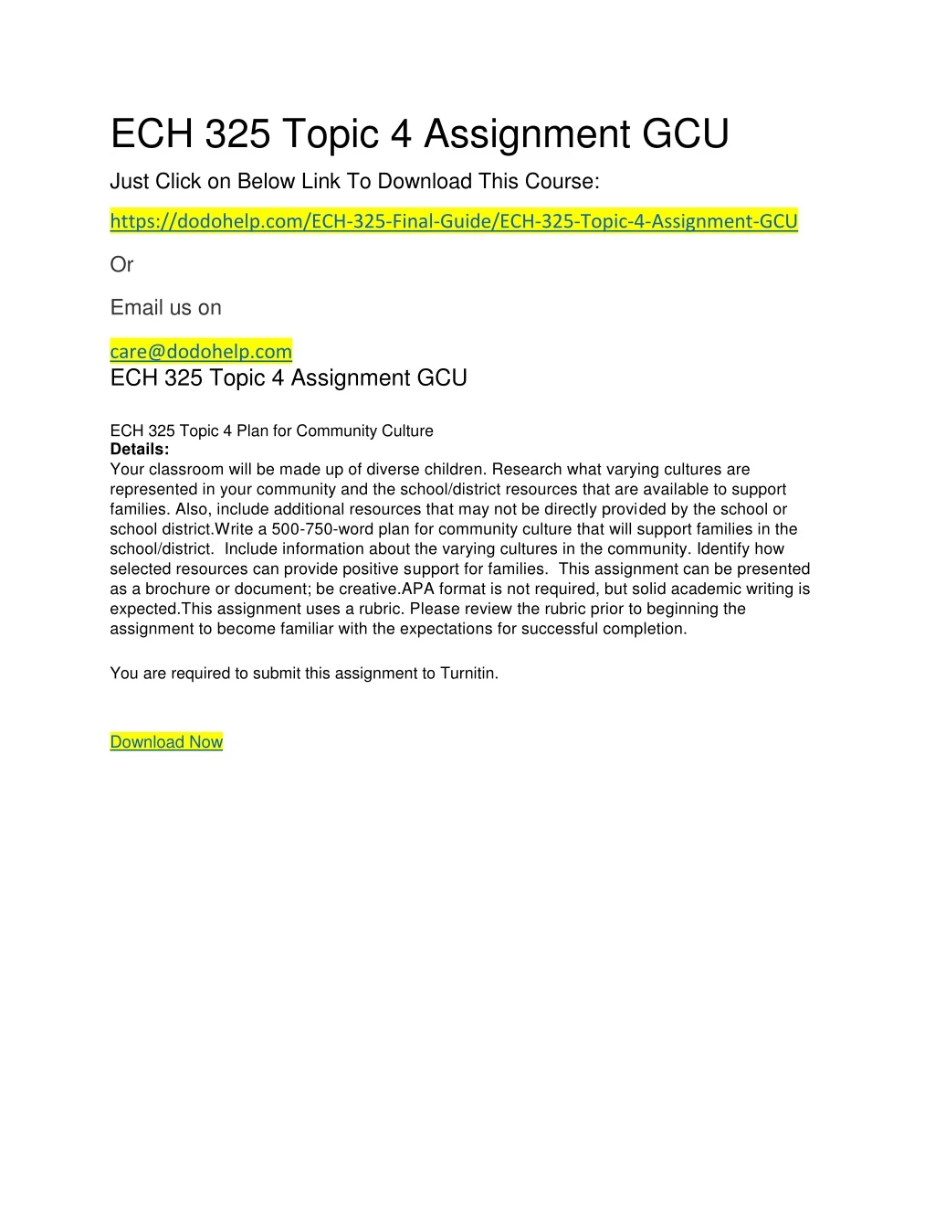 ech 325 topic 4 assignment gcu