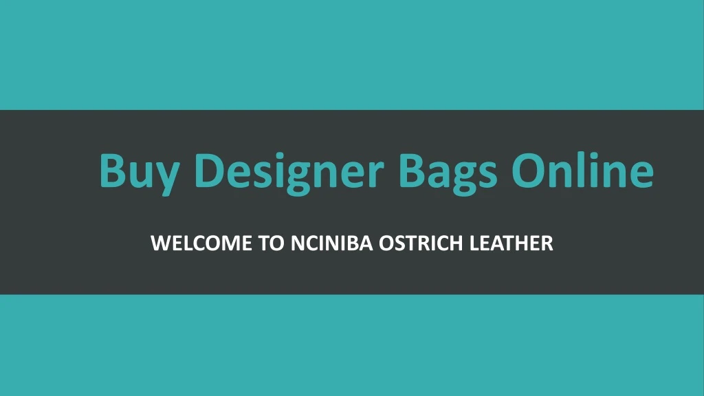 buy designer bags online