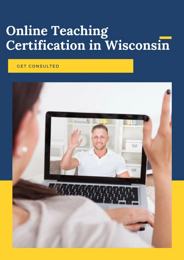 Online Teaching Certification in Wisconsin