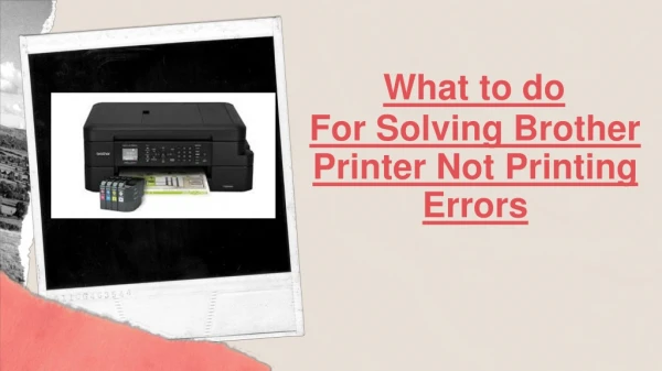 How to Sort Out Brother Printer Not Printing Errors